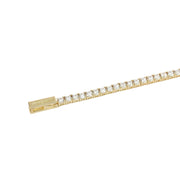 Mabina Bracciale tennis in argento placcato oro con zirconi 533558-M
